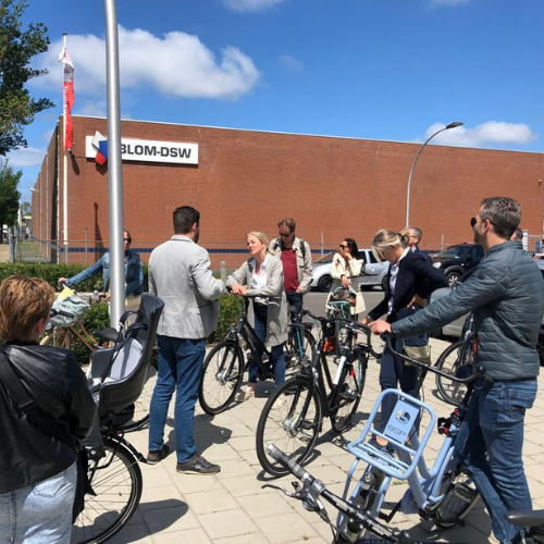 Fietsttocht langs bedrijventerreinen